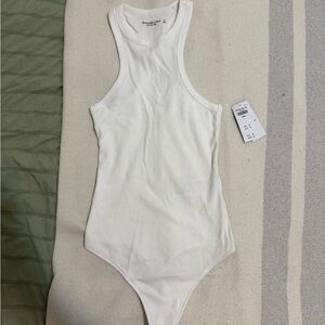 White Abercrombie Bodysuit